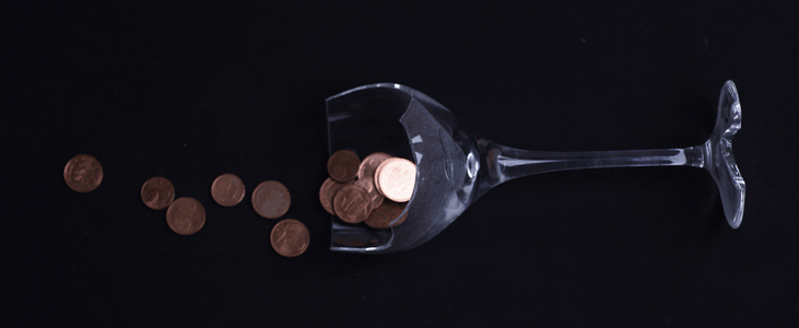 50-Cents im Glas